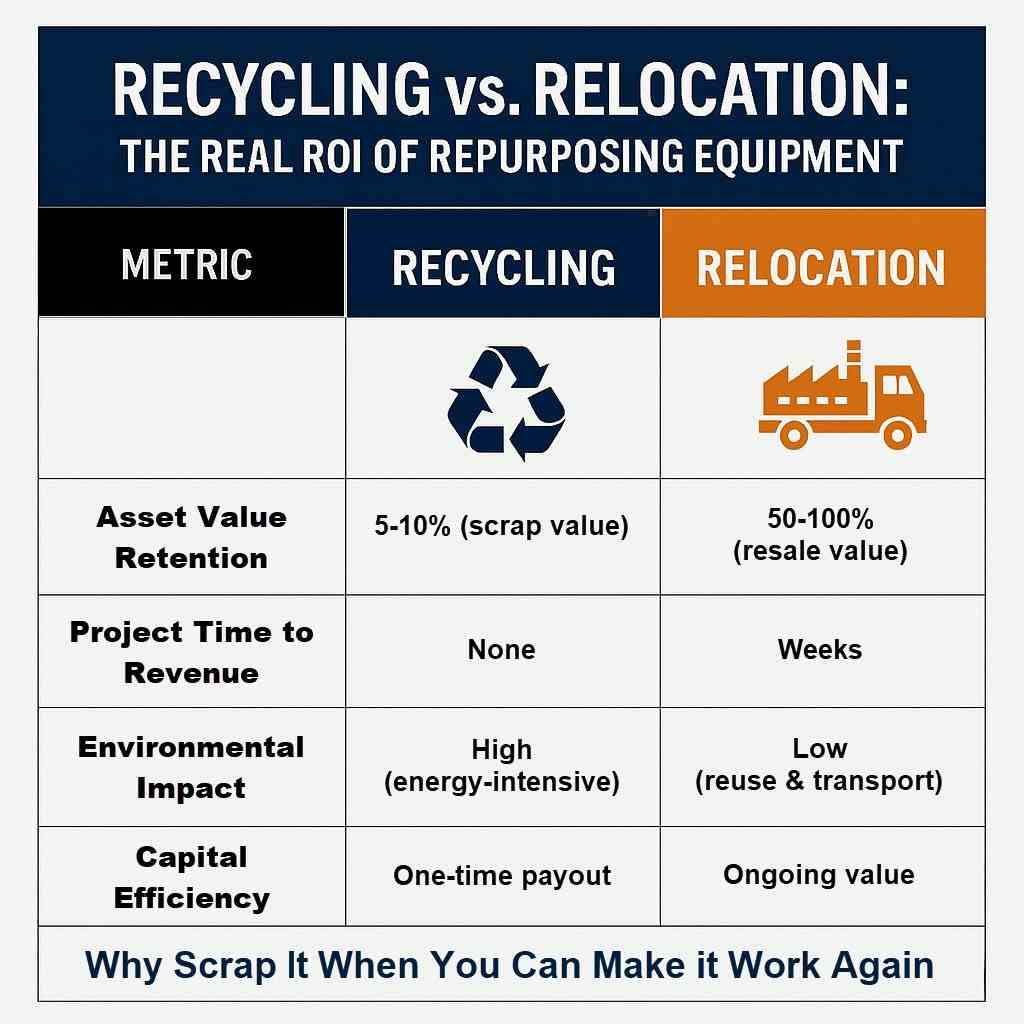 Recycling vs. Relocation: Why Repurposing Chemical Processing Equipment Wins